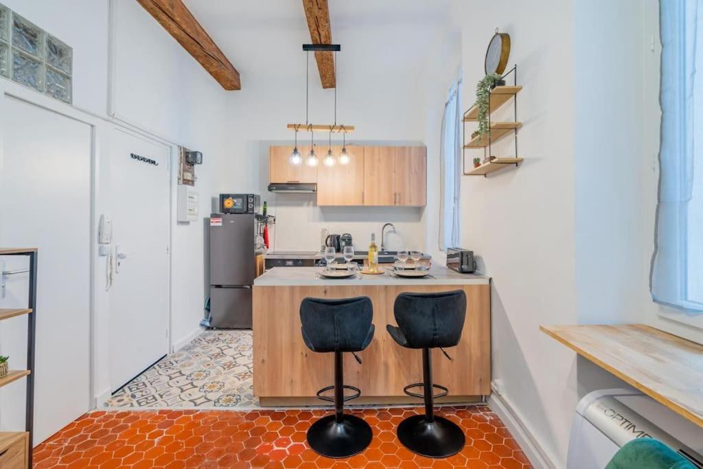 Charmant T2 Au Coeur Du Panier Marseille Extérieur photo