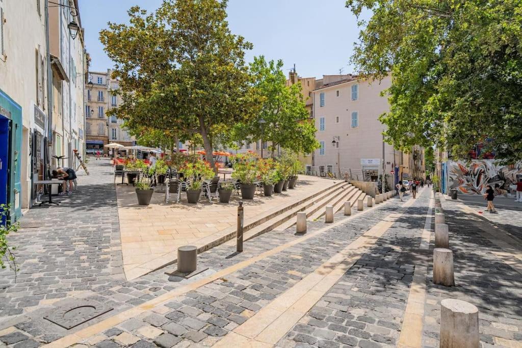 Charmant T2 Au Coeur Du Panier Marseille Extérieur photo