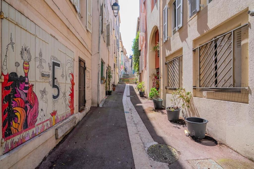 Charmant T2 Au Coeur Du Panier Marseille Extérieur photo